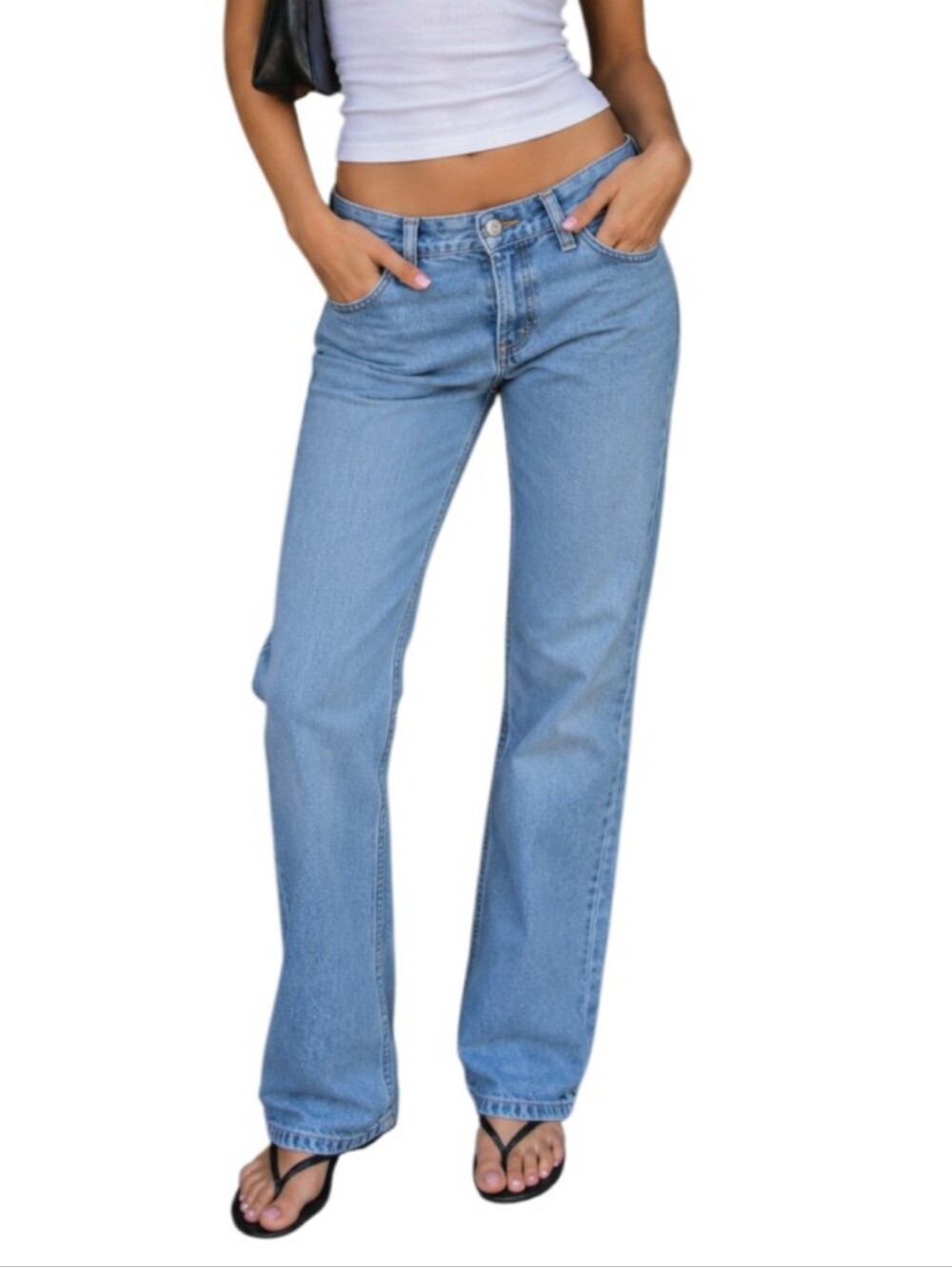 Vintage Tommy Hilfiger Blue Jeans Size 4 Women's Straight Leg